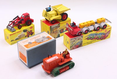 Lot 1382 - Dinky Toys group of four playworn diecasts to...