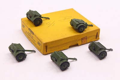Lot 1176 - Dinky Toys No. 687 military trailer for...