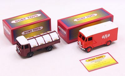 Lot 1891 - A Ruby Toys group of two white metal models to...