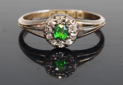 Lot 314 - An 18ct yellow gold, demantoid garnet and...