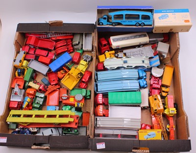Lot 1429 - Dinky Toys 2 trays containing loose and...
