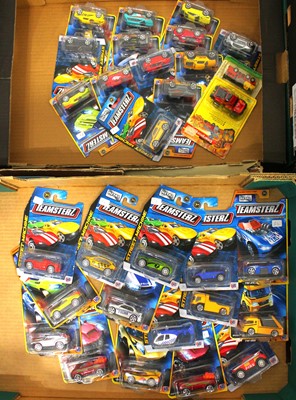 Lot 617 - 2 trays of Teamsterz carded diecast vehicles