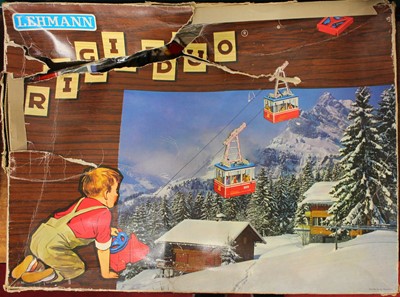 Lot 616 - Lehmann Rigi Duo Cable Car Set, Boxed