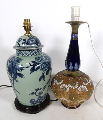 Lot 4 - A Royal Doulton Slaters Patent vase, having a...