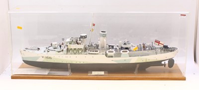 Lot 16 - A Matchbox plastic kit of a Flower class...