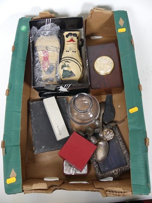 Lot 61 - A collection of items to include silver-clad...