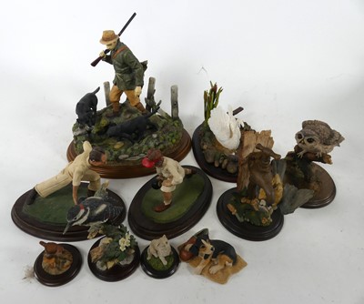Lot 70 - A collection of Country Artists figures, to...