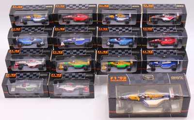 Lot 2038 - Onyx F1 1992 collection group of 14 modern...