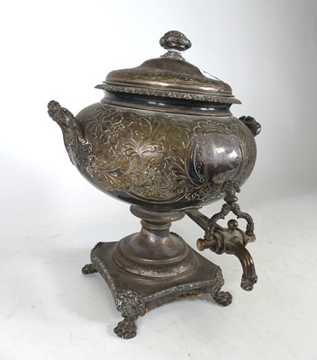 Lot 92 - A 19th century Old Sheffield Plate samovar,...