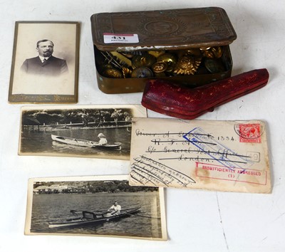 Lot 431 - A WW I Princess Mary Christmas gift tin,...
