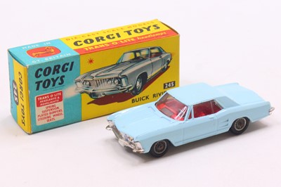 Lot 1642 - Corgi Toys No. 245 Buick Riviera comprising of...