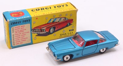 Lot 1644 - Corgi Toys, 241, Chrysler Ghia L64, Metallic...