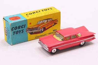 Lot 1647 - Corgi Toys No. 220 Chevrolet Impala comprising...