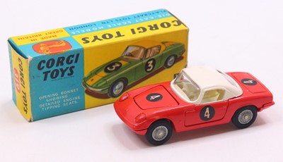 Lot 1648 - Corgi Toys No. 319 Lotus Elan Coupé comprising...