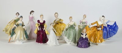 Lot 137 - A collection of Royal Doulton figures of...