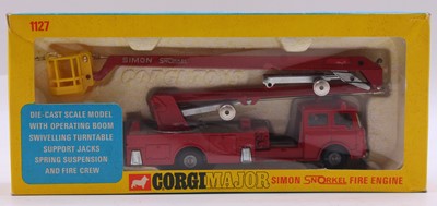 Lot 1652 - Corgi Toys No. 1127 Simon Snorkel fire engine...