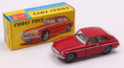Lot 1653 - Corgi Toys No. 327 MGB GT saloon finished in...