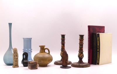 Lot 35 - A collection of items to include a pair of Art...