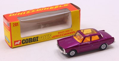 Lot 1663 - Corgi Toys, Whizzwheels 281 Rover 2000TC -...
