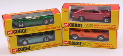 Lot 1784 - Corgi Toys Whizzhweels group of four diecast,...