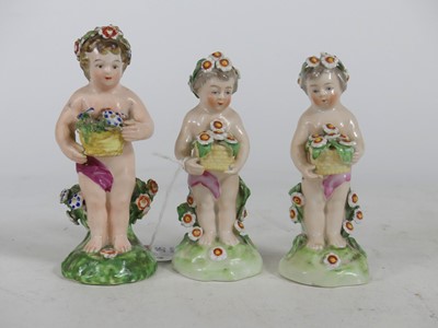 Lot 205 - A 19th century Derby porcelain figure of a...