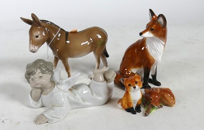 Lot 207 - A Beswick pottery figure of a donkey, modelled...