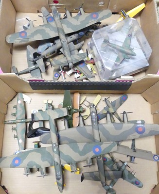 Lot 560 - Two trays of various completed plastic Air...