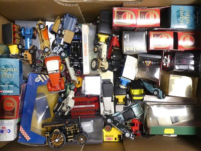 Lot 565 - A collection of playworn diecast toys to...