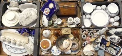 Lot 543 - Six boxes of various ceramics to include...