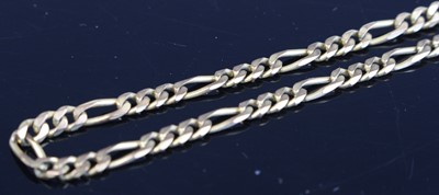 Lot 341 - A modern 9ct gold curblink guard chain, 57cm,...