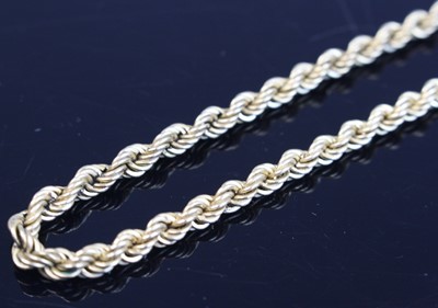 Lot 347 - A modern 9ct gold ropetwist necklace, 6.2g (a/f)