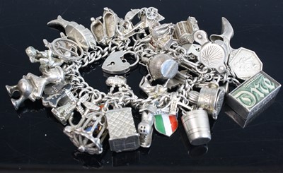 Lot 362 - A Victorian style silver and engraved hinged...