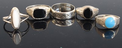 Lot 364 - Mixed lot of principally silver jewellery, to...