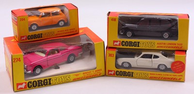 Lot 1745 - Corgi Toys Whizzwheels group of 4 diecasts...