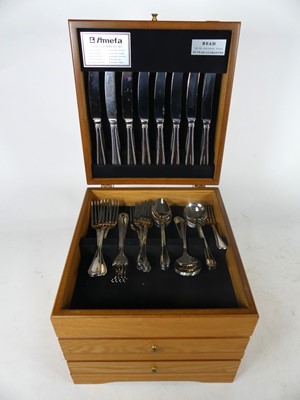Lot 247 - An Amefa stainless steel canteen of cutlery,...