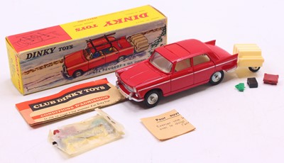 Lot 1088 - French Dinky Toys No. 536 Peugeot 404 with...