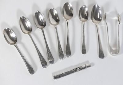 Lot 269 - A group of four 18th century and later silver...