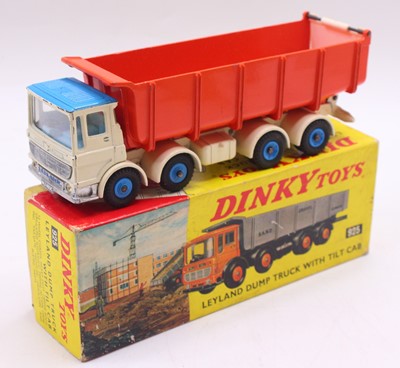 Lot 1123 - Dinky Toys No. 925 Leyland dump truck with...