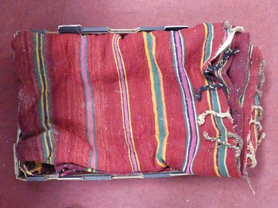 Lot 578 - A kilim hand woven rug