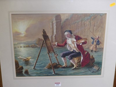 Lot 1006 - JH Parrish - Painting whilst the ship goes...