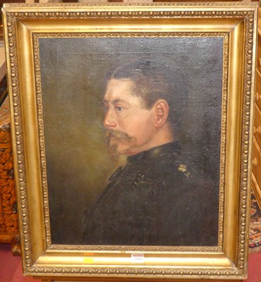 Lot 1009 - Late 19th century English school - portrait of...
