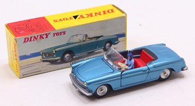 Lot 1090 - French Dinky Toys 528, Peugeot 404 Pininfarina...