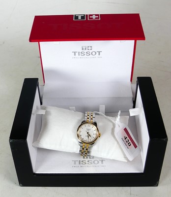 Lot 420 - A Tissot Le Locle lady's automatic bi-metal...