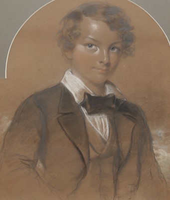 Lot 1020 - 19th century English school - portrait of a...