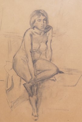 Lot 1031 - Yakov Khaimov (1914-1891) - Nude study, pastel,...