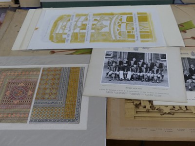 Lot 1033 - Artist's folder and contents, largely being of...
