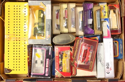Lot 631 - 1 tray of mixed play worn diecast, Meccano, to...