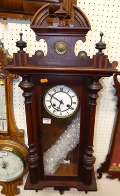 Lot 1155 - An early 20th century walnut Vienna droptrunk...