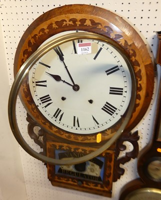 Lot 1162 - A Victorian rosewood and satinwood circular...