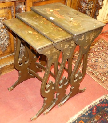 Lot 1194 - An early 20th century Japanese lacquered nest...